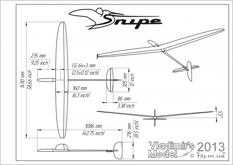 Snipe DLG assembly drawing_f3k